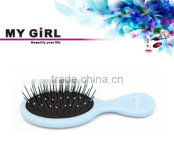 MY GIRL Protable Prefect Rubber Finishing Long Handled Soft Bristles Brush Detangling Waterish Shower Brush photo-5