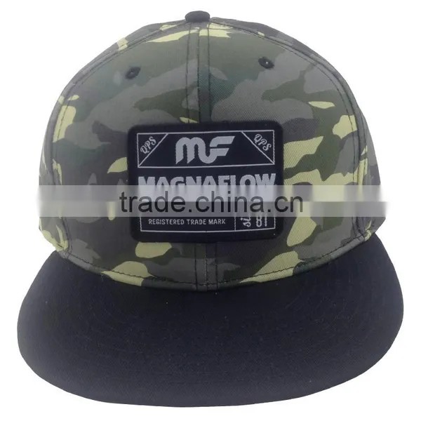 High Quality Camouflaged Fabric Cotton Wholesale Flexfit Snapback Hats photo-4