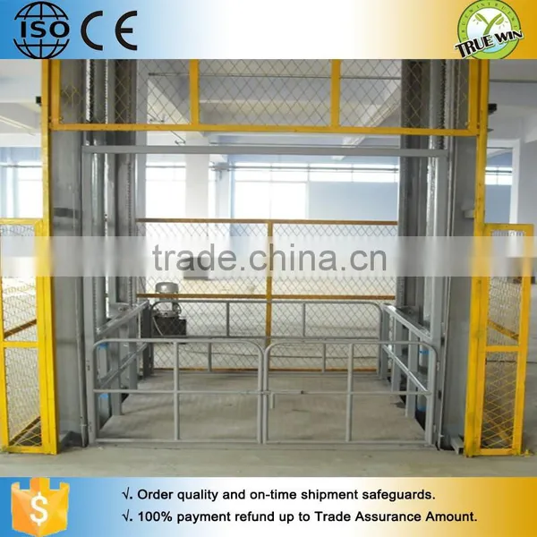 CE warehouse platform ladder ,guide hydraulic lifting