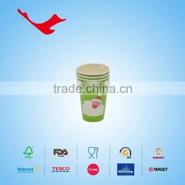 PE Coated Sing Wall Disposable Paper Cups for Christmas Day photo-5
