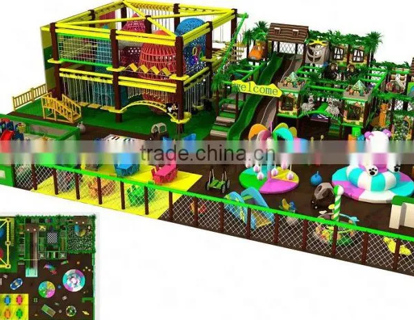 Adventure Play Equipment Indoor Ropes Course For Children photo-3