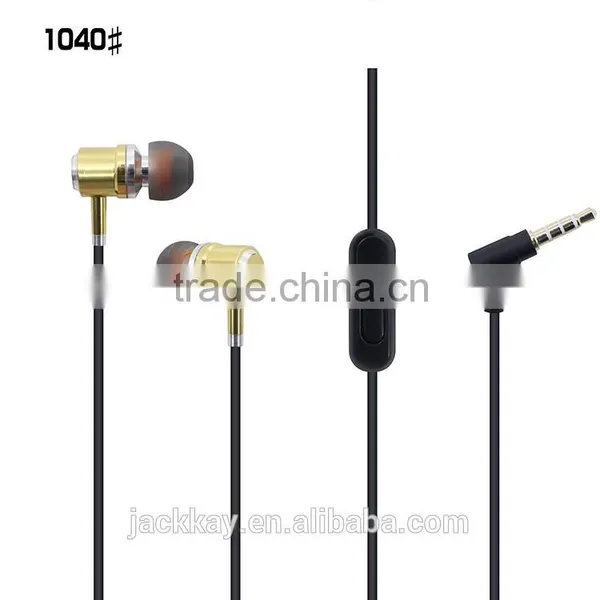 2016 New Mobile Earphone, Metal Earphones With Microphone, In-ear Headphone photo-4