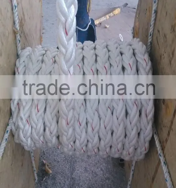 High Strength 8 Strands Polypropylene/polyester Mixed Ropes/ Mooring Rope photo-3