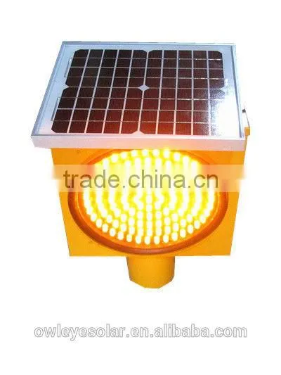 Solar Led Road Safety Flashing Light / Solar Super Bright Led Furious Traffic Signal Sign /remarkable photo-2