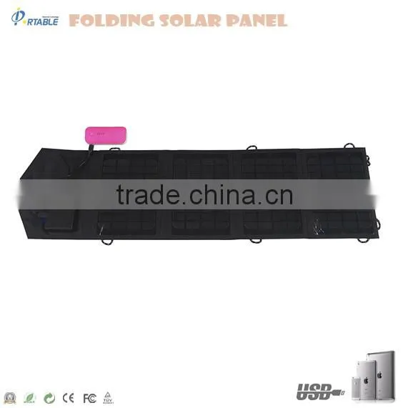 Dual Usb Port Solar Charger Foldable 14w photo-5