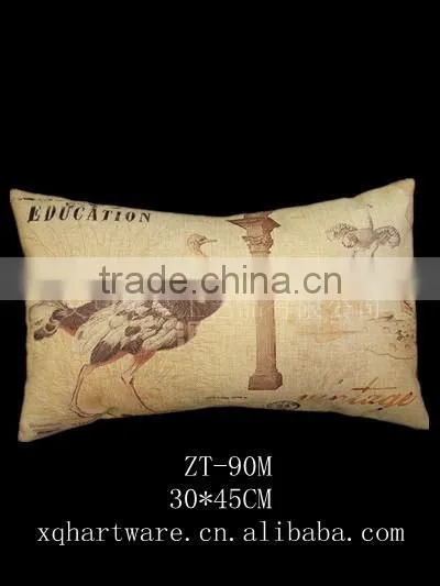 Nature Linen Material Custom Size And Printed Pillow Cover photo-5