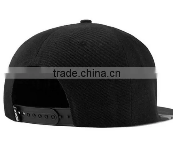 Flat Brim Blank Trucker Cap Fashion Custom Snapback Hat photo-5