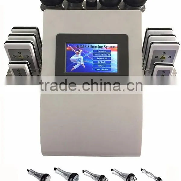 Ultrasonic RF Skin Tightening Skin Vacuum Shape Lipo Laser Cellulite Massage/laser Slimming Machine photo-2