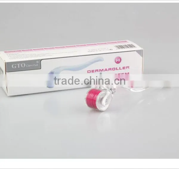Titanium 540 Needles Dermaroller Derma Roller Skin Face Beauty Roller photo-3