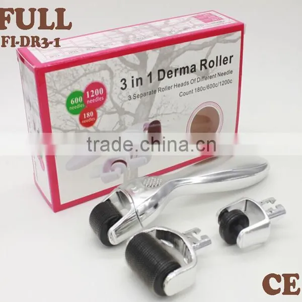 Professional 3 in 1 Derma Roller/ 1200 Needles Derma Roller/ 600 Needles Derma Roller photo-3