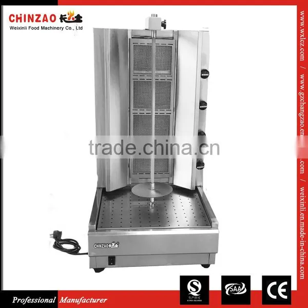 4 Burners LPG Gas Shawarma Machine Kebab Making Machine Grill Snack Machine photo-3