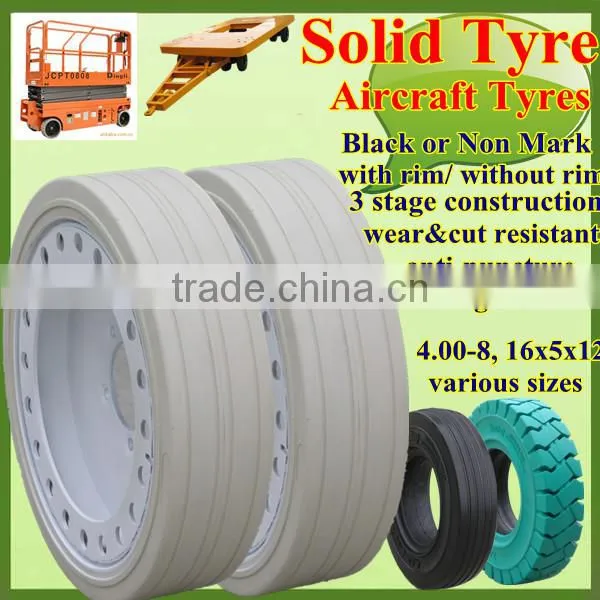 Fast Delivery 4.00x8 Small Solid Rubber Tires and Wheels With Good Price photo-2