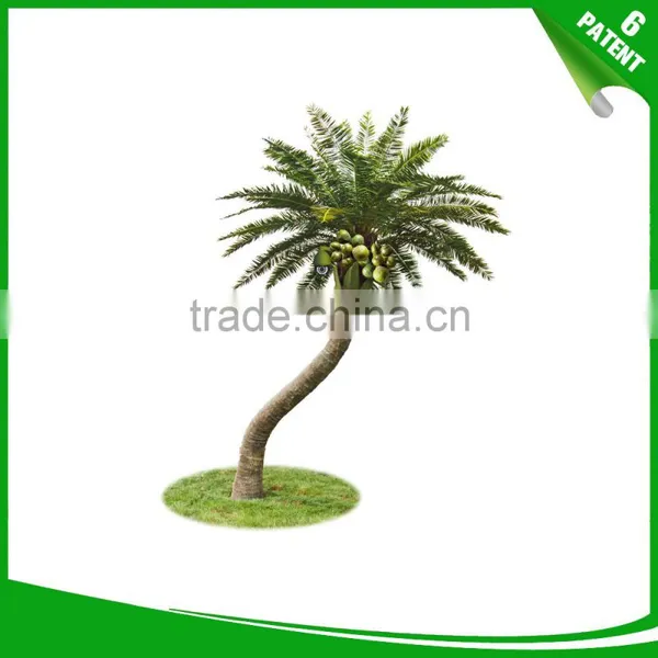 Artificial Monitor Coconut Tree Fiberglass Trunk Artificial Coconut Palm Tree Outdoor photo-3