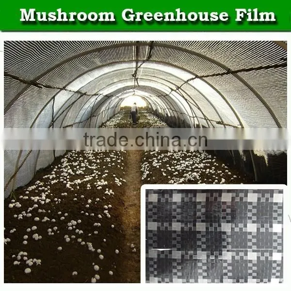 Black and White Grid Plastic Greenhouse Film for Mushroom / Bacteria Growing House photo-6