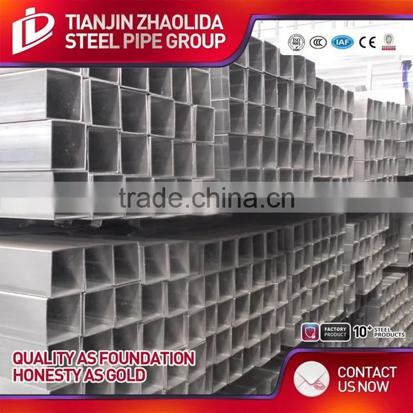 ASTM A795 Hot Drawned Hot Dipped Galvanized Square Steel Pipe With Price List photo-6