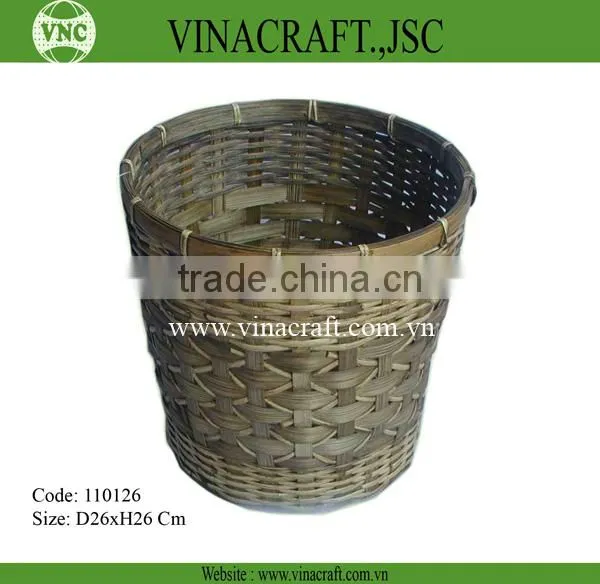 Hot Sales Wicker Trash Can in Corlor for Kitchen photo-3