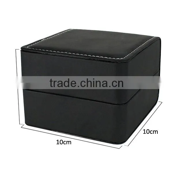 Luxury pu Leather Watch Packaging Box, Custom Logo Leather Watch Box photo-5