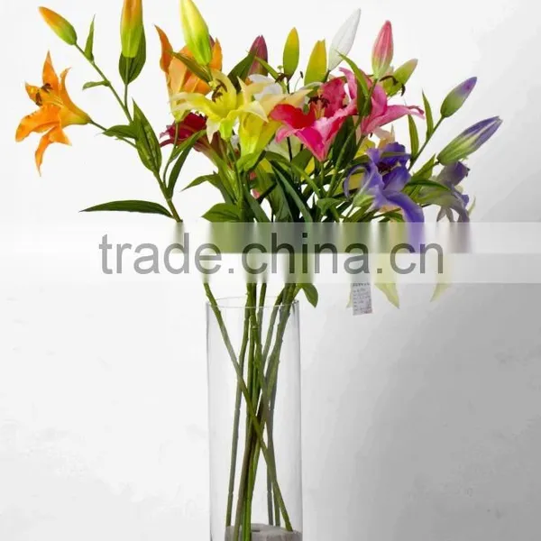 CHY10121103 Factory Wholesale Fabic Lily Flower photo-4