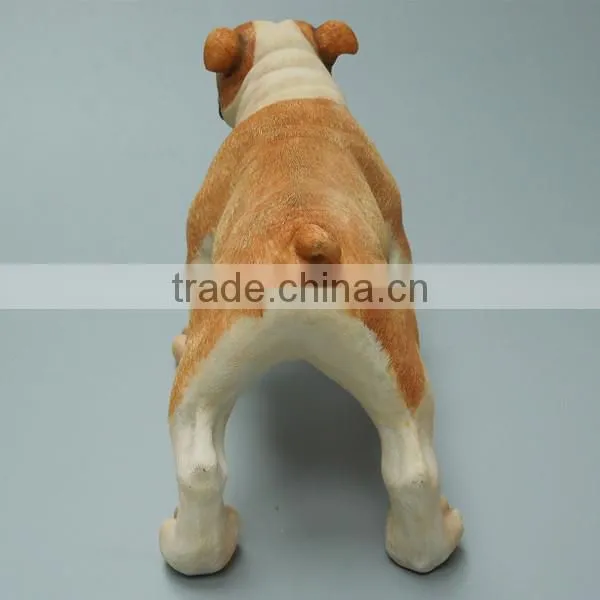 Realistic 3D Bull Dog Resin Statue photo-5