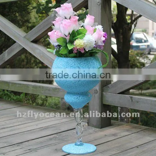 Facory Supply Blue Mosaic Vase