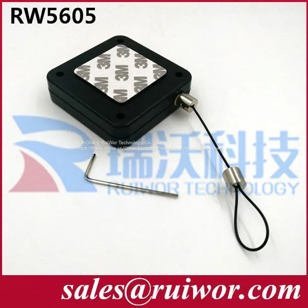 RW5605 Anti Lost Recoiler | Adjustable Wire Loop Lanyard