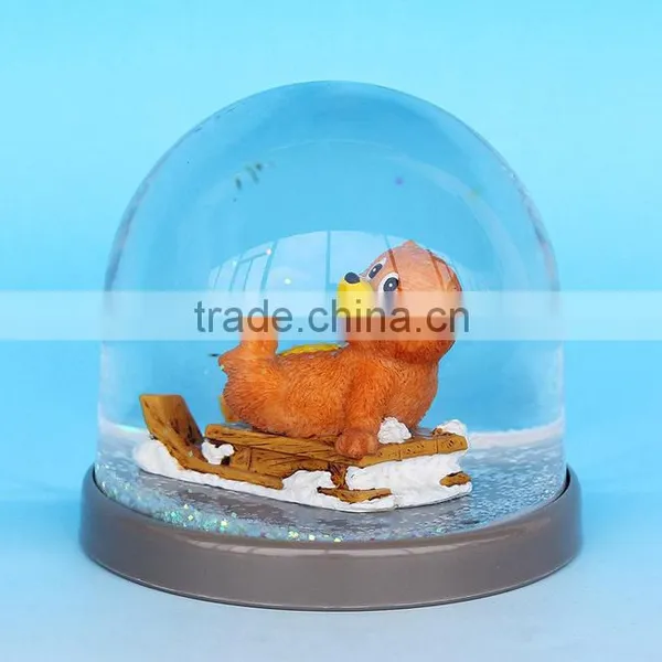 Custom Animals Series Bear Plastic Snowball photo-2
