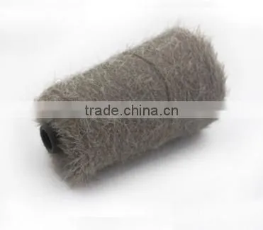 100%Soft Polyester Feather Yarn For Scarf photo-2