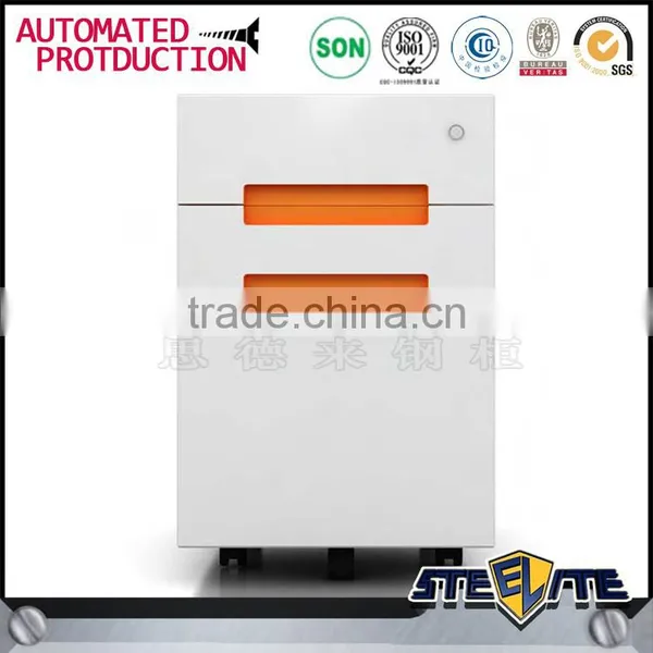 Office 3 Drawer Mobile Pedestal Cabinet Office Rollers for Metal File Cabinet Drawer Cabinet photo-4
