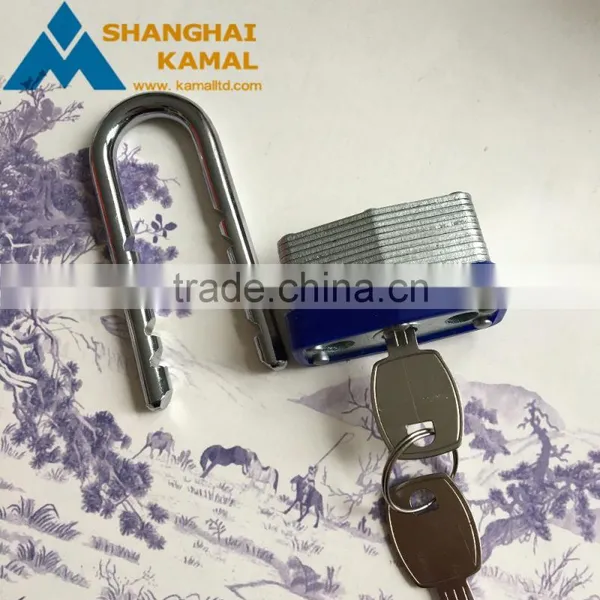 Adjustable and Removable Shackle Steel Laminated Padlock, Long Shackle Locks photo-3