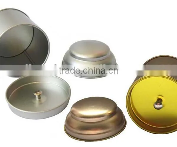 50g 100g 200g Round Metal Tea Tin Box photo-6