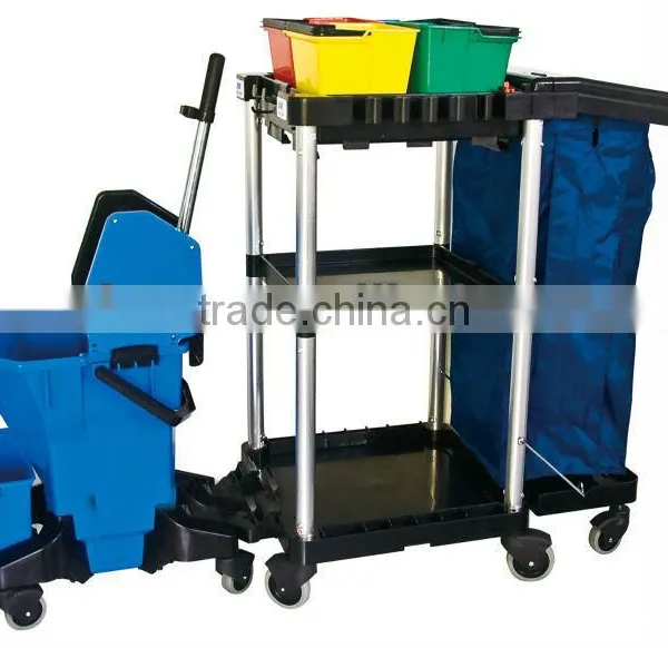Square Janitor Cart Cleaning Trolley 05105 photo-2