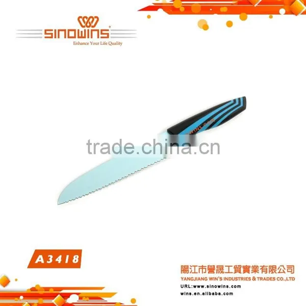 A3418 New Design Hot Sale High Quality Stainless Steel Kitchen Knife Set With Non-stick Coating photo-4