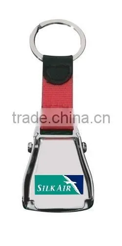 Custom Logo Mini Aircraft Buckle Seatbelt Keychain for Singapore Airlines Corporate Gift & Merchandise photo-4