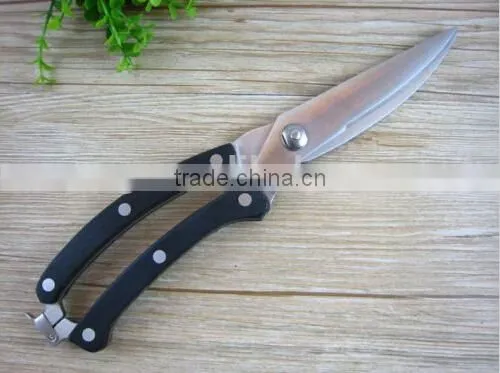 New 10" Kitchen Shears Stainless Steel Poultry Chicken Bone Serrated Scissors photo-2
