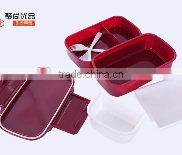 L00113 2017 Fashion Design With Spoon and Fork Set Kid Lunch Box photo-5