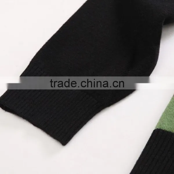 100% Fine Wool Men's Knitwear Cardigan With Check Pattern photo-5