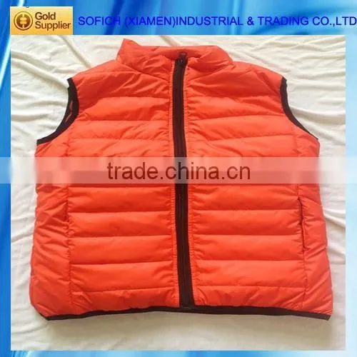 Colorful Children Winter Vest in Waterproof Fabric Micro Fleece photo-3