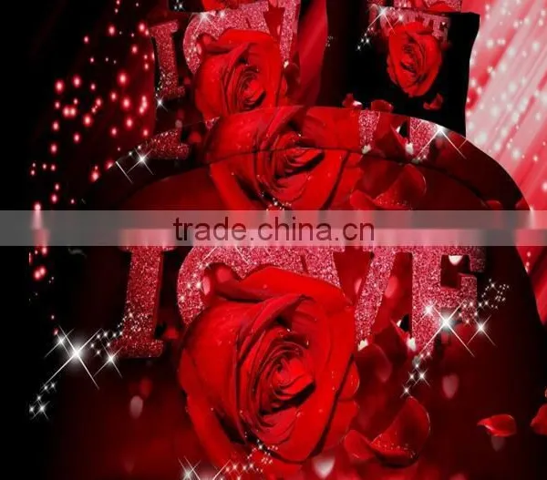 Printed Polyester Flat Sheet/bedspreed/bed Sheet Queen Size photo-2