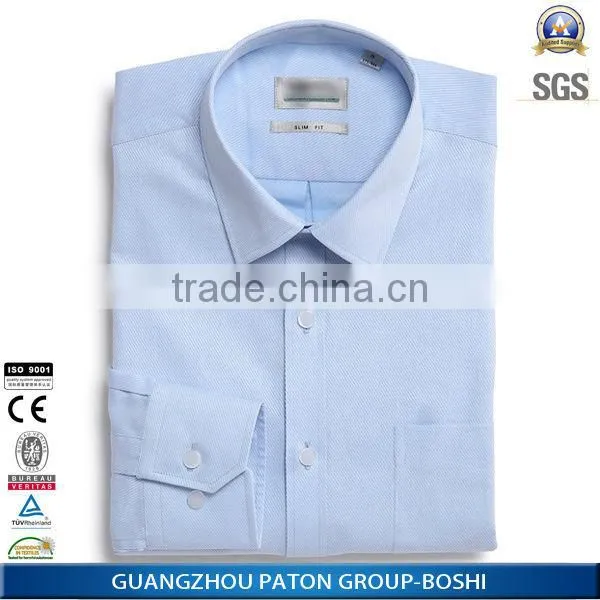 100% Cotton Fashion Men Shirts ,guangzhou Factory Price photo-6