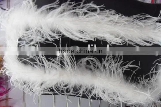 2016 New Style Fashion Solid Colors 200cm Ostrich Feather Boa For Decorate photo-2