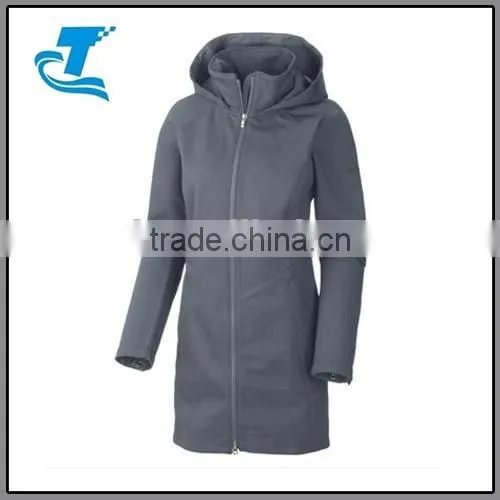 Fashion Softshell Waterproof Long Sleeve Warm Women Jacket photo-3