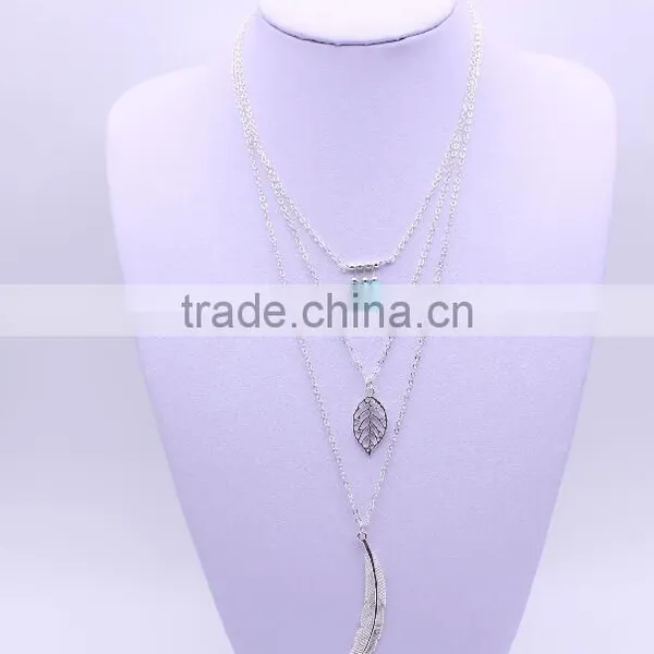 Zm35137a Woman Jewelry Necklace 2017 Fashion Layer Chain Statement Necklace photo-5