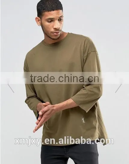2016 Fashion Men Tee t Shirt Men Embroidery Technique Custom T-shirt photo-4