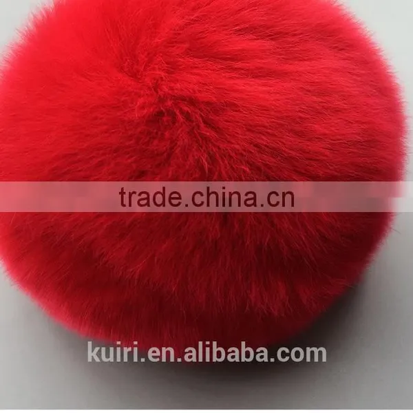 New Fashion Hot Rabbit Fur Ball Rabbit Keychain/mink Fur Rabbit Keychain/fur Pom Pom photo-5