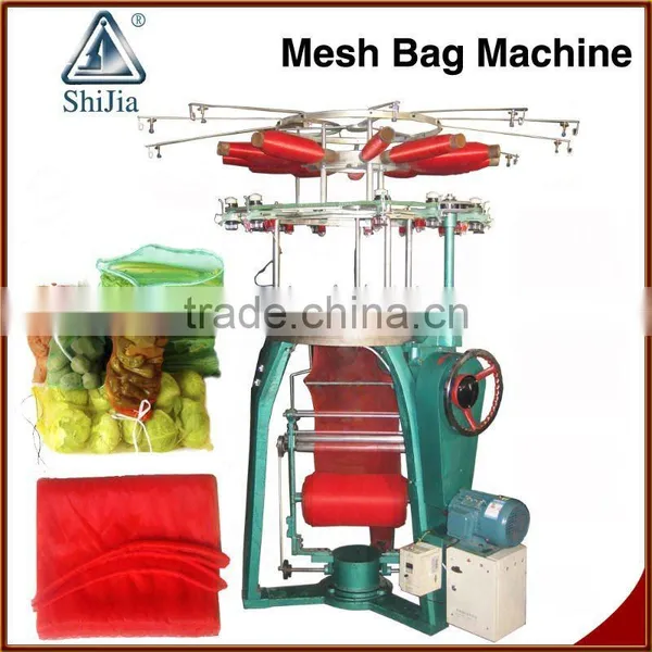 plastic mesh bag forming machine