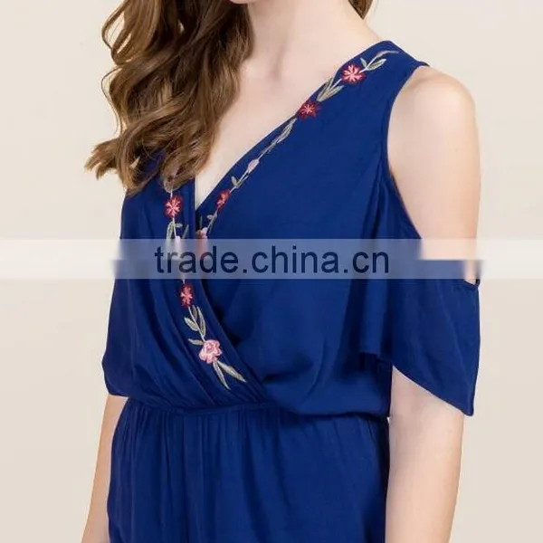 Sexy Plus Size Embroidered Club Rompers for Women photo-3