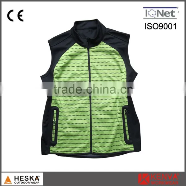 High Quality Cheap Tailored Wholesale Sport Vest Outdoor Knitted Softshell Vest photo-2