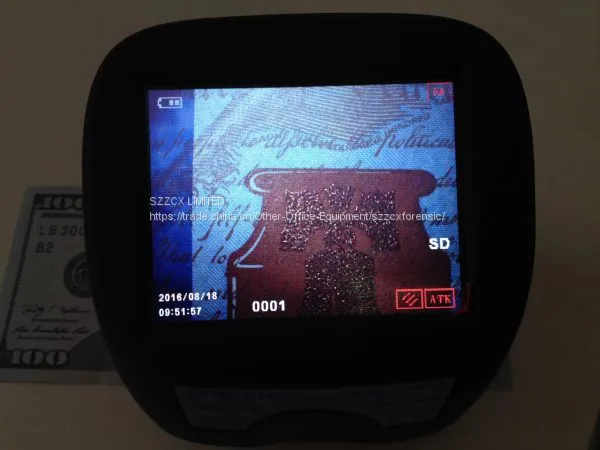 HS3B Forensic Image Analyzer 60X With IR(850nm 940nm)UVA(365nm)UVC(254nm)WhiteBlue(470nm), Laser(ATK) photo-4