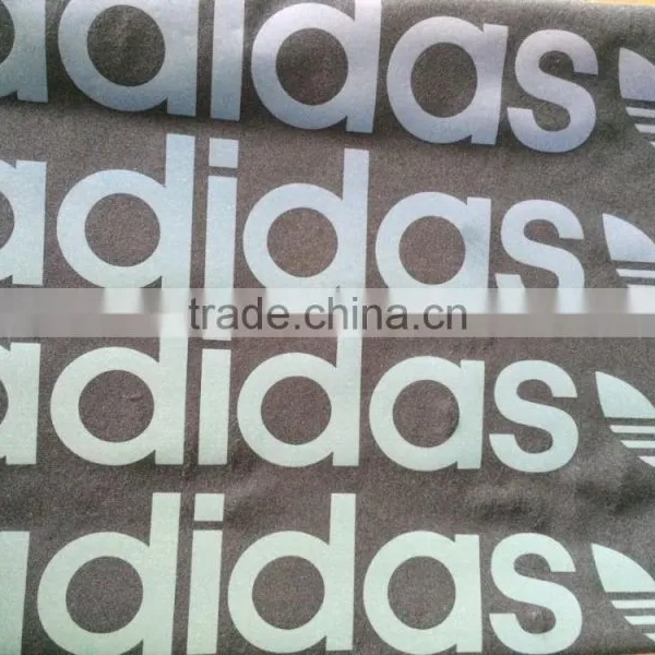 Silk Screen Printing Logo Transparent PET Glass Beads Reflective Rianbow Film photo-4