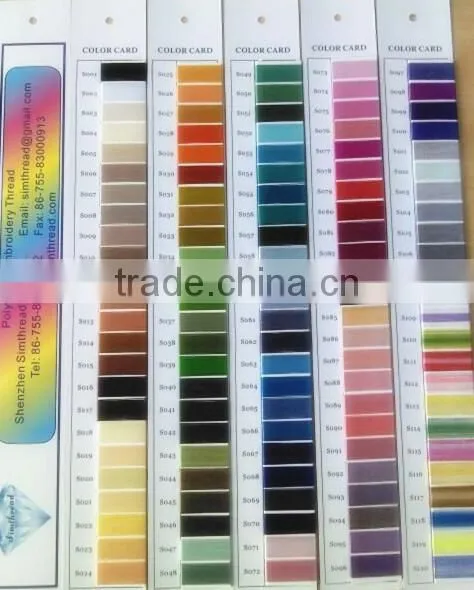 120 Colors Polyester Embroidery Thread 1000M/Spool photo-4
